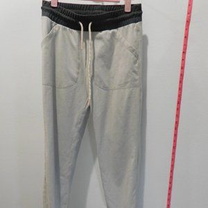 Marine Layer Weekend Sport Drawstring Joggers Light Gray Women's Size XS